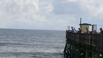 Always a great day to be fishing from the Daytona Beach pier....