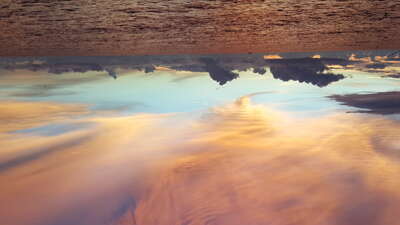 A beautiful sunset over the ocean marking the end of another...