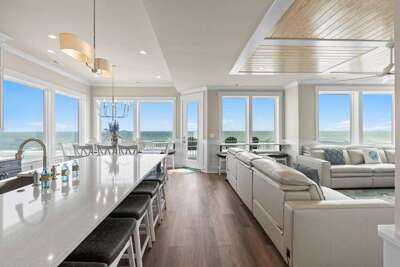 Vacation Rental Beachfront Home in Oak Island, NC