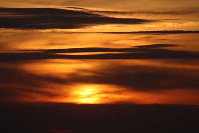 A breathtaking view of a golden sunset on Ocean Isle Beach, NC...