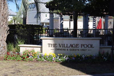A gated community pool awaits visitors to Seacrest Beach,...