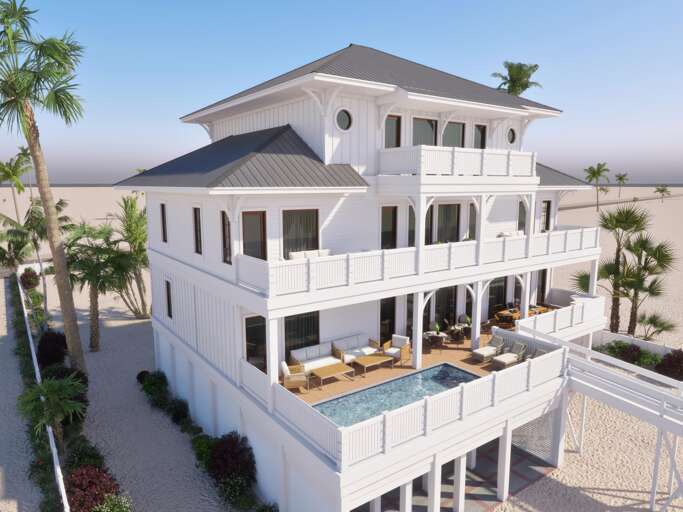 Direct Gulf Front w/ private heated pool.