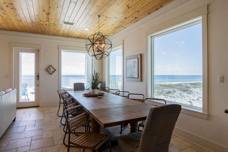 castle in the sand west dining table