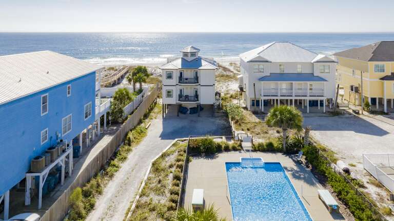 Aerial Drone View Looking South
