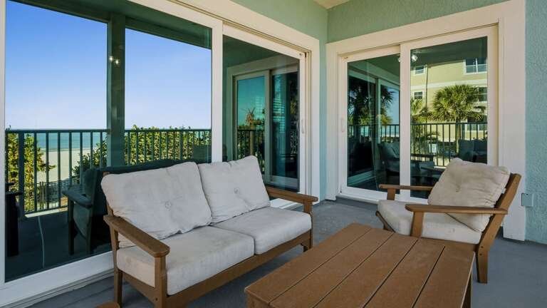 Jeff and Gina Properties - On The Rocks 1 (OTR-1) - Indian Rocks Beach - 3 Bedroom - 2 Bathroom - Gulf Waterfront - Beach Front - Outside Pool