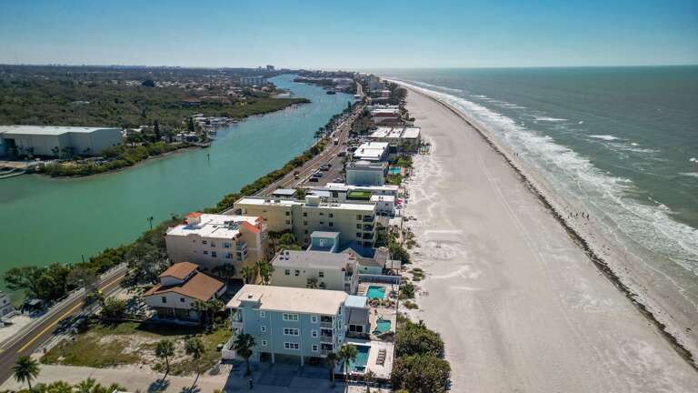 Jeff and Gina Properties - On The Rocks 2 (OTR-2) - Indian Rocks Beach - 3 Bedroom - 2 Bathroom - Gulf Waterfront - Beach Front - Outside Pool