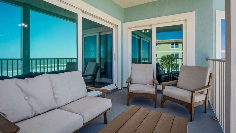 Jeff and Gina Properties - On The Rocks 2 (OTR-2) - Indian Rocks Beach - 3 Bedroom - 2 Bathroom - Gulf Waterfront - Beach Front - Outside Pool