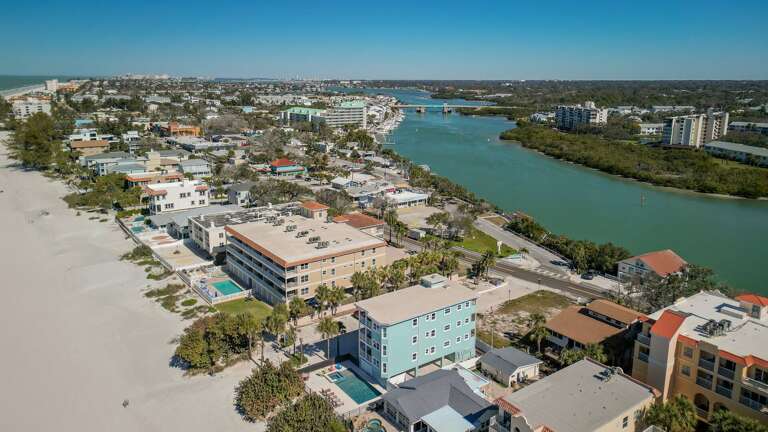 Jeff and Gina Properties - On The Rocks 2 (OTR-2) - Indian Rocks Beach - 3 Bedroom - 2 Bathroom - Gulf Waterfront - Beach Front - Outside Pool