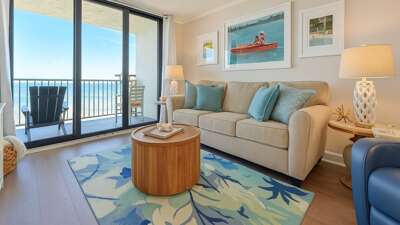 Jeff and Gina Properties - Ocean Trillium 804 the best views in the building bar none! - New Smyrna Beach - 1 BR- 1 BA - Direct Beach Front - next door to Chase's on the Beach