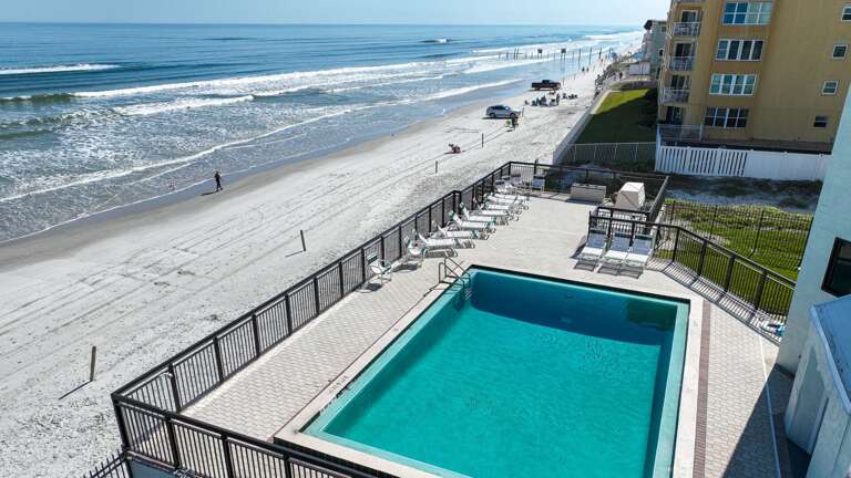 Jeff and Gina Properties - Ocean Trillium 804 the best views in the building bar none! - New Smyrna Beach - 1 BR- 1 BA - Direct Beach Front - next door to Chase's on the Beach