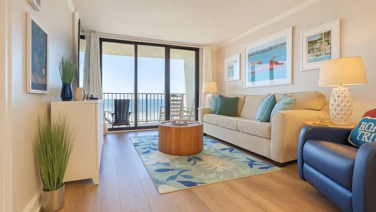 Jeff and Gina Properties - Ocean Trillium 804 the best views in the building bar none! - New Smyrna Beach - 1 BR- 1 BA - Direct Beach Front - a great place if attending Bob Ross Art Workshop