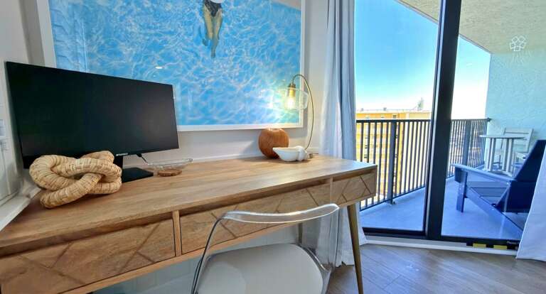 Jeff and Gina Properties - Ocean Trillium 804 the best views in the building bar none! - New Smyrna Beach - 1 BR- 1 BA - Direct Beach Front - a great place if attending Bob Ross Art Workshop