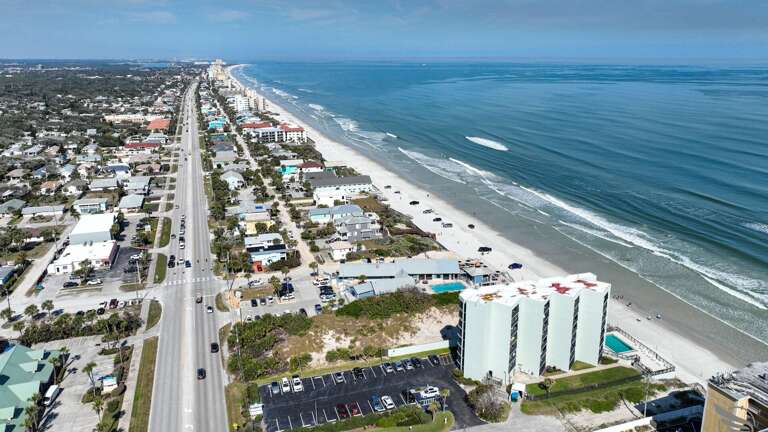 Jeff and Gina Properties - Ocean Trillium 502 - New Smyrna Beach - 1 BR - 1 BA - Beach Views - next door to Chase's on the Beach
