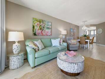 Jeff and Gina Properties - Ocean Trillium 502 - New Smyrna Beach - 1 BR - 1 BA - Beach Views - next door to Chase's on the Beach