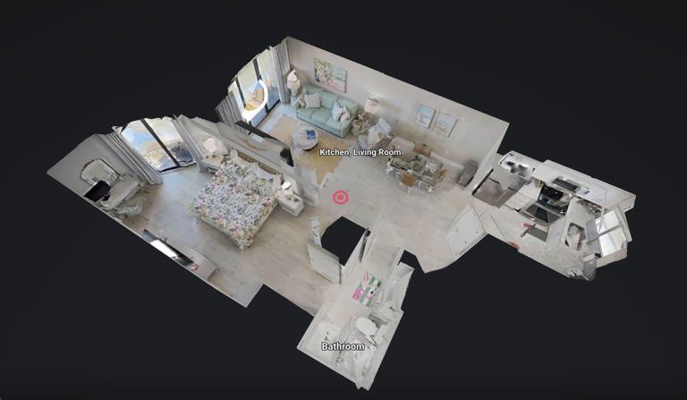 Jeff and Gina Properties - Ocean Trillium 502 - New Smyrna Beach - 1 BR - 1 BA - Beach Views - next door to Chase's on the Beach