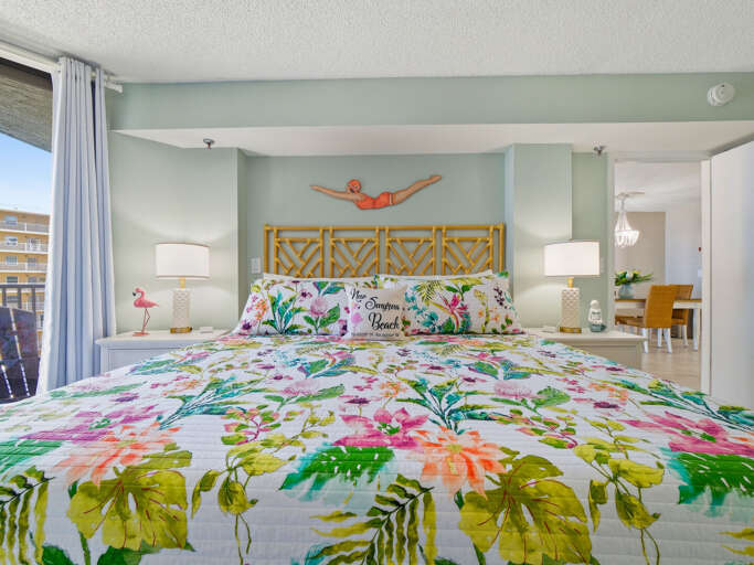 Jeff and Gina Properties - Ocean Trillium 502 - New Smyrna Beach - 1 BR - 1 BA - Beach Views - next door to Chase's on the Beach