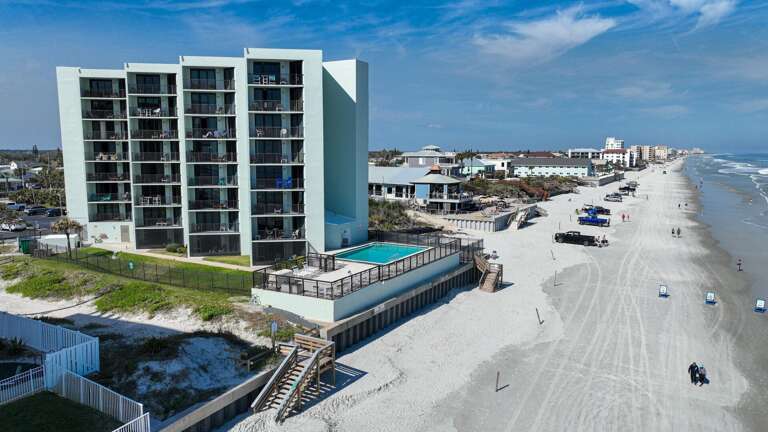 Jeff and Gina Properties - Ocean Trillium 502 - New Smyrna Beach - 1 BR - 1 BA - Beach Views - next door to Chase's on the Beach