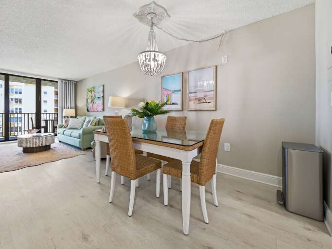 Jeff and Gina Properties - Ocean Trillium 502 - New Smyrna Beach - 1 BR - 1 BA - Beach Views - next door to Chase's on the Beach