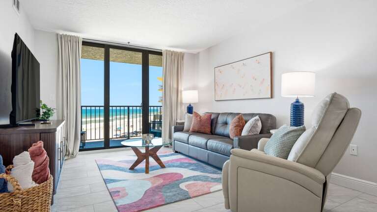 Jeff and Gina Properties - Ocean Trillium 604 (OT604) - New Smyrna Beach - 1 Bedroom - 1 Bathroom - Atlantic Ocean - Waterfront - Beach Front