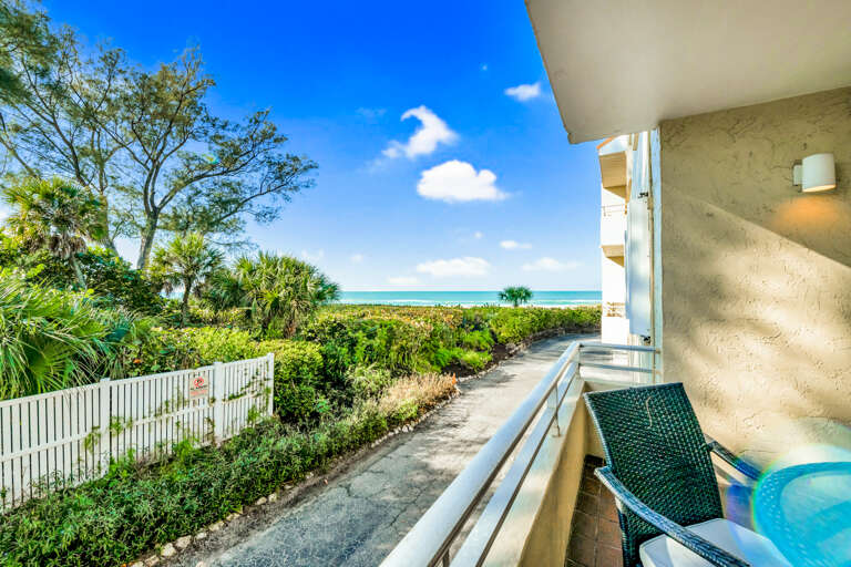 Gulf Sands 102 Holmes Beach, FL 2 Bedrooms Sleeps 4 Oceanfront