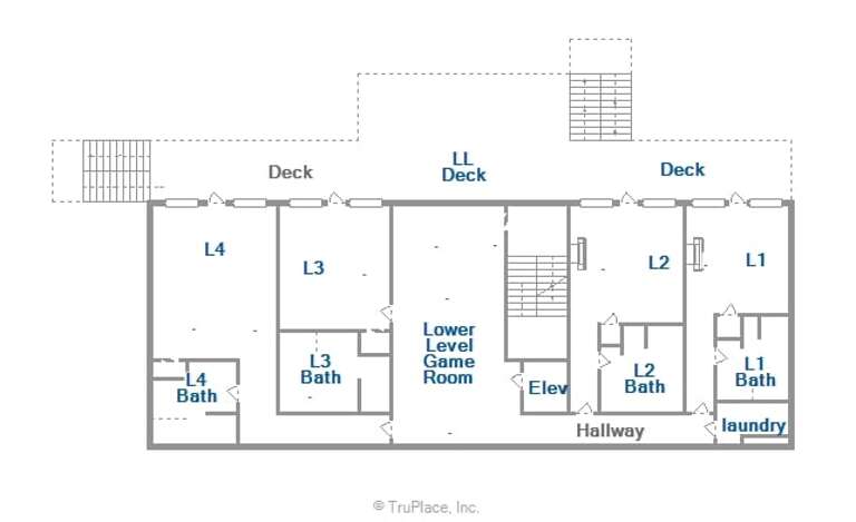Lower Level Floor Plan