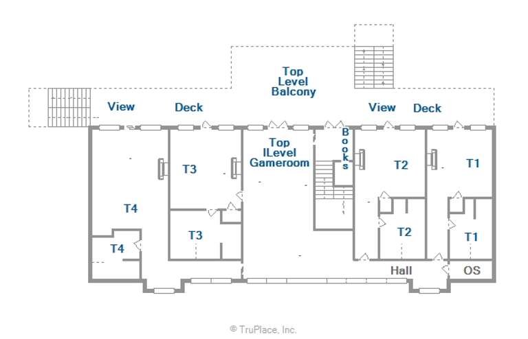 Top Level Floor Plan