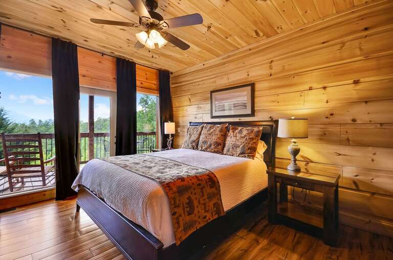 Image of Bedroom With Access Outdoors. Image of Bedroom With Access Outdoors.