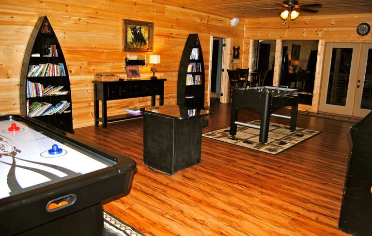 Image of Game Room in Gatlinburg Mansion. Image of Game Room in Gatlinburg Mansion.