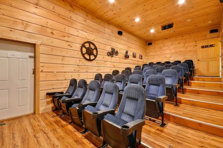 Image of Movie Room in Gatlinburg Vacation Rental. Image of Movie Room in Gatlinburg Vacation Rental.