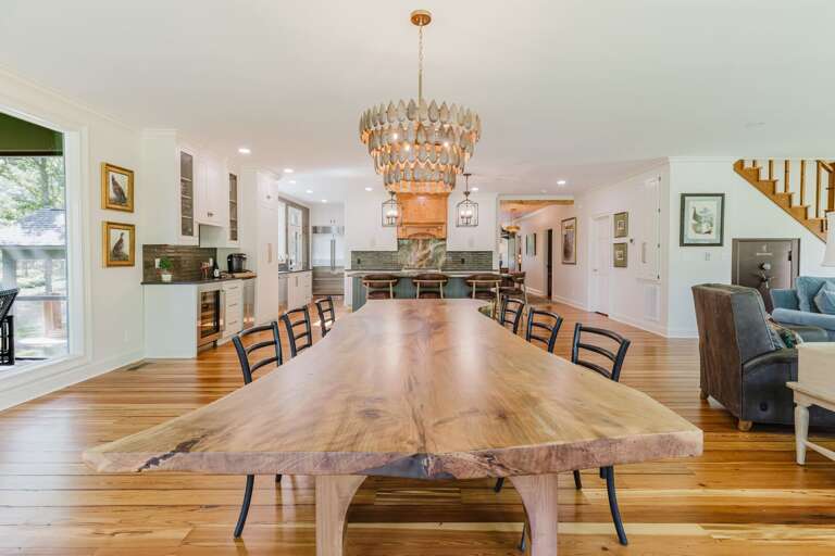 Custom made dining table