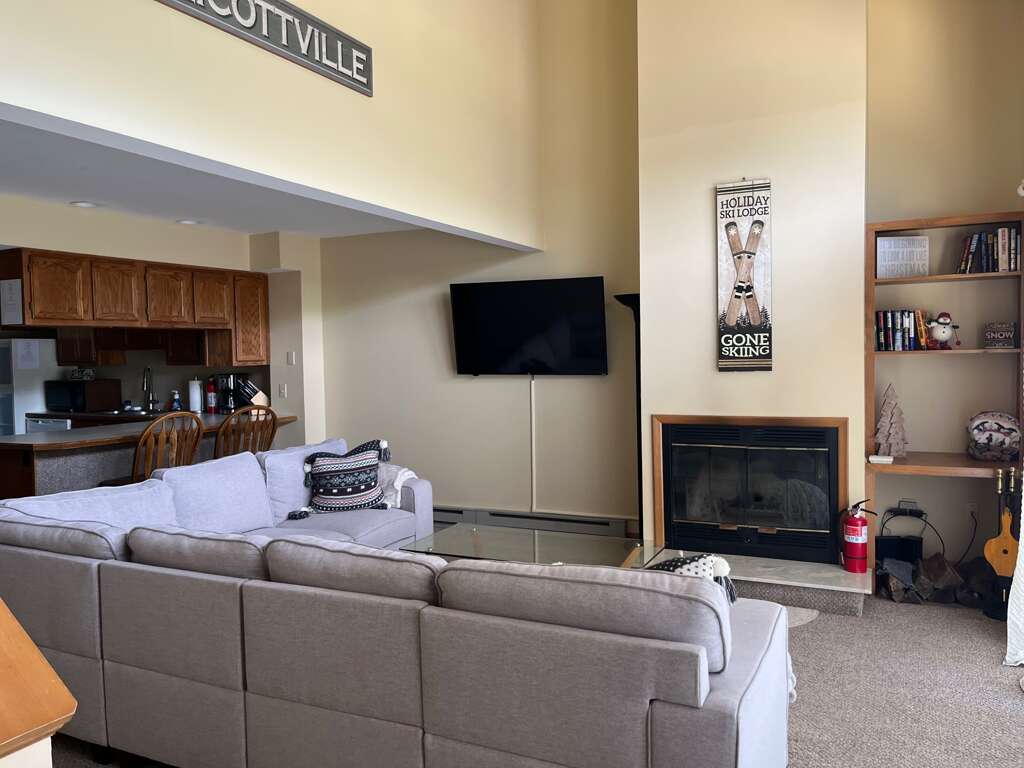 living room with fireplace living room with fireplace