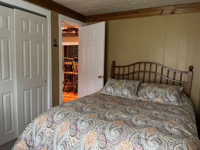 Queen bedroom on the first floor