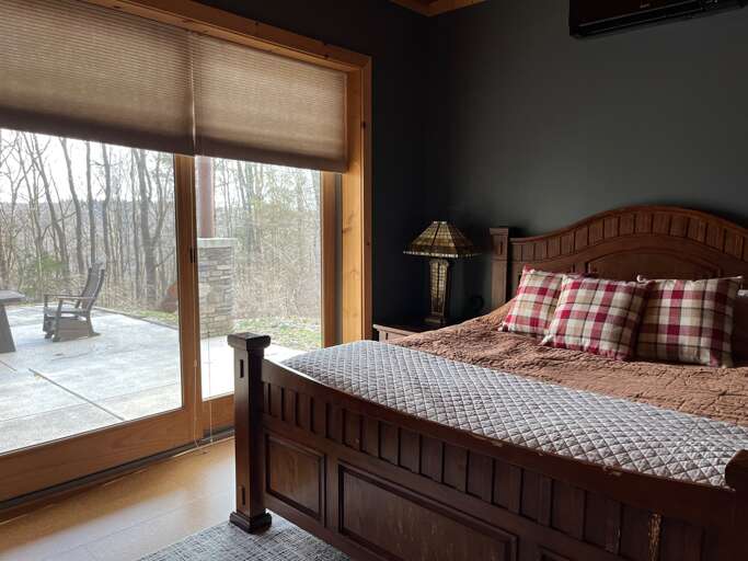 First floor King bed room with patio First floor King bed room with patio