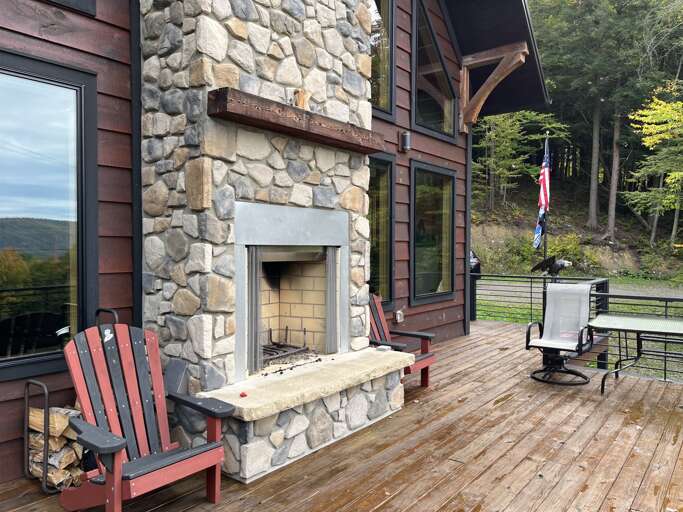 Outdoor firepit is amazing  - enjoy a cocktail with friends and family