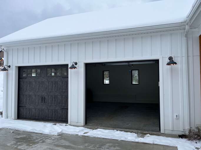 Attached garage