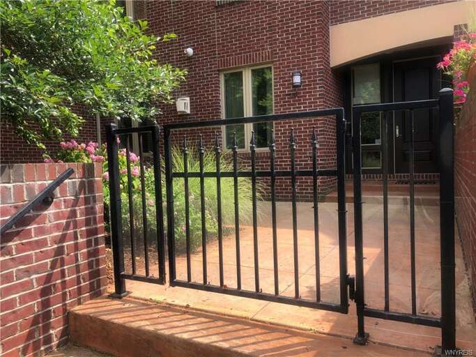 Gated entrance Gated entrance