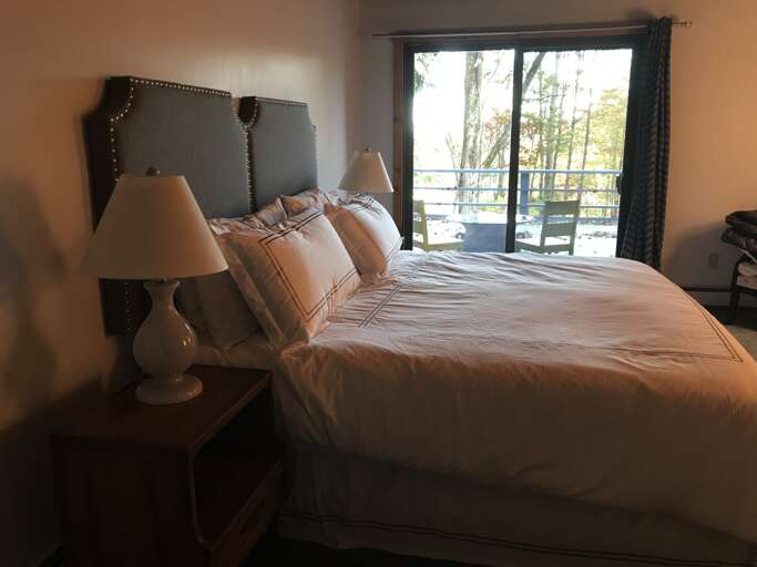 Bedroom with deck access