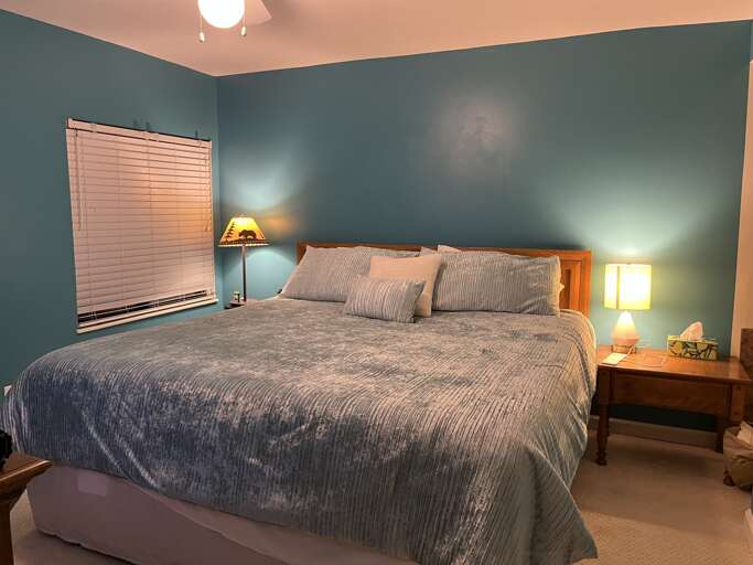 Primary bedroom with King