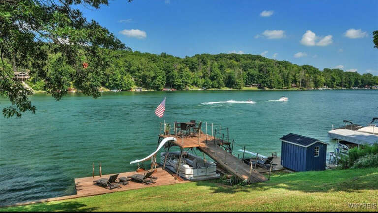 Rushford Lake Reflection beautiful getaway