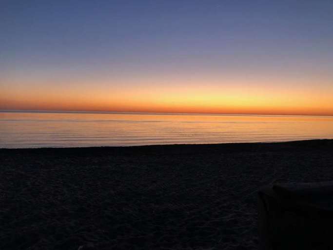 Angola on the Lake Beach House Sunset