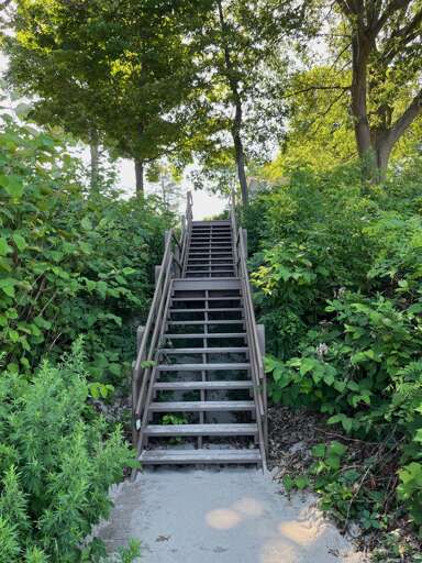 steps to the beach and lake.  1 house from stairs