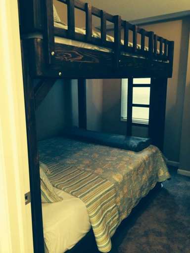 Bedroom 3 - Bunk Bed with Double on Bottom and Top