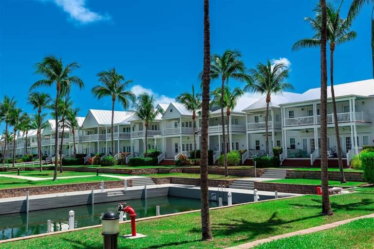 Lush gated community.