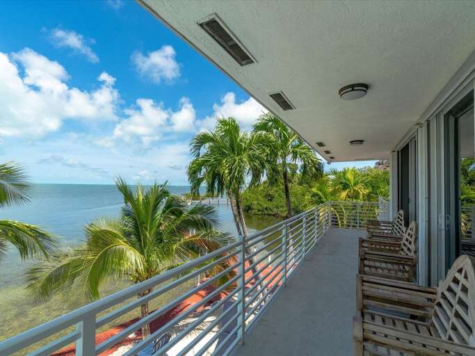 Your balcony with magnificent water views.