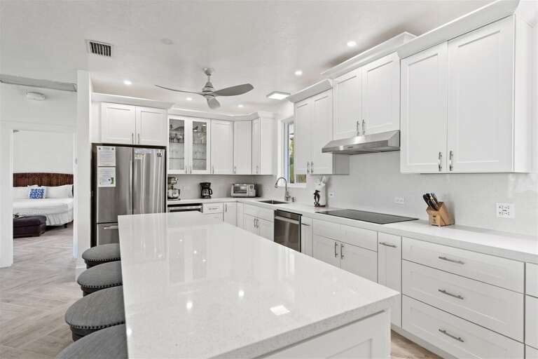 Newly updated kitchen.