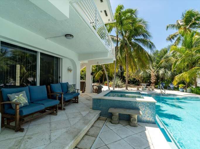 Your private pool at 42 x 14 sqft, can be heated for a fee.