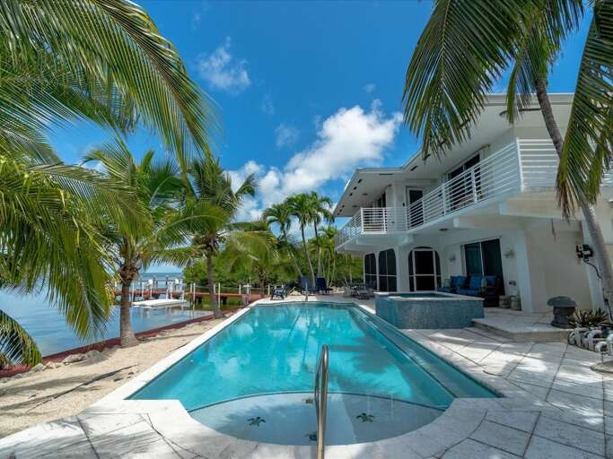 Your private pool at 42 x 14 sqft, can be heated for a fee.