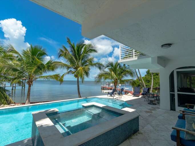 Your private pool at 42 x 14 sqft, can be heated for a fee.