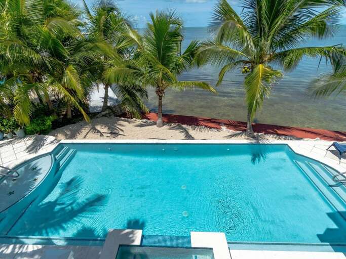 Your private pool at 42 x 14 sqft, can be heated for a fee.