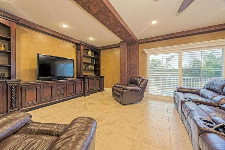 1st level theatre room